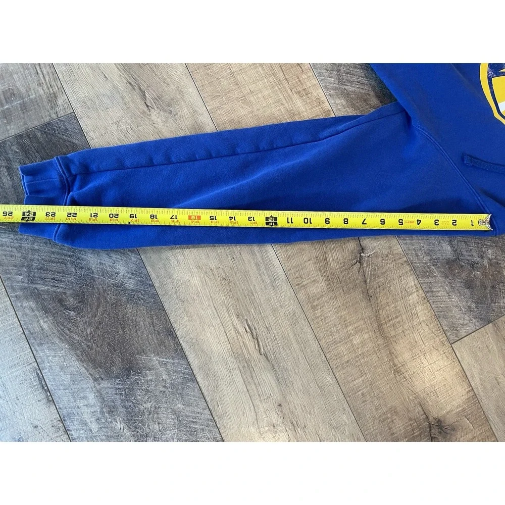 Golden State Warriors Hoodie Men L Blue Nike Pullover Sweatshirt NBA Basketball